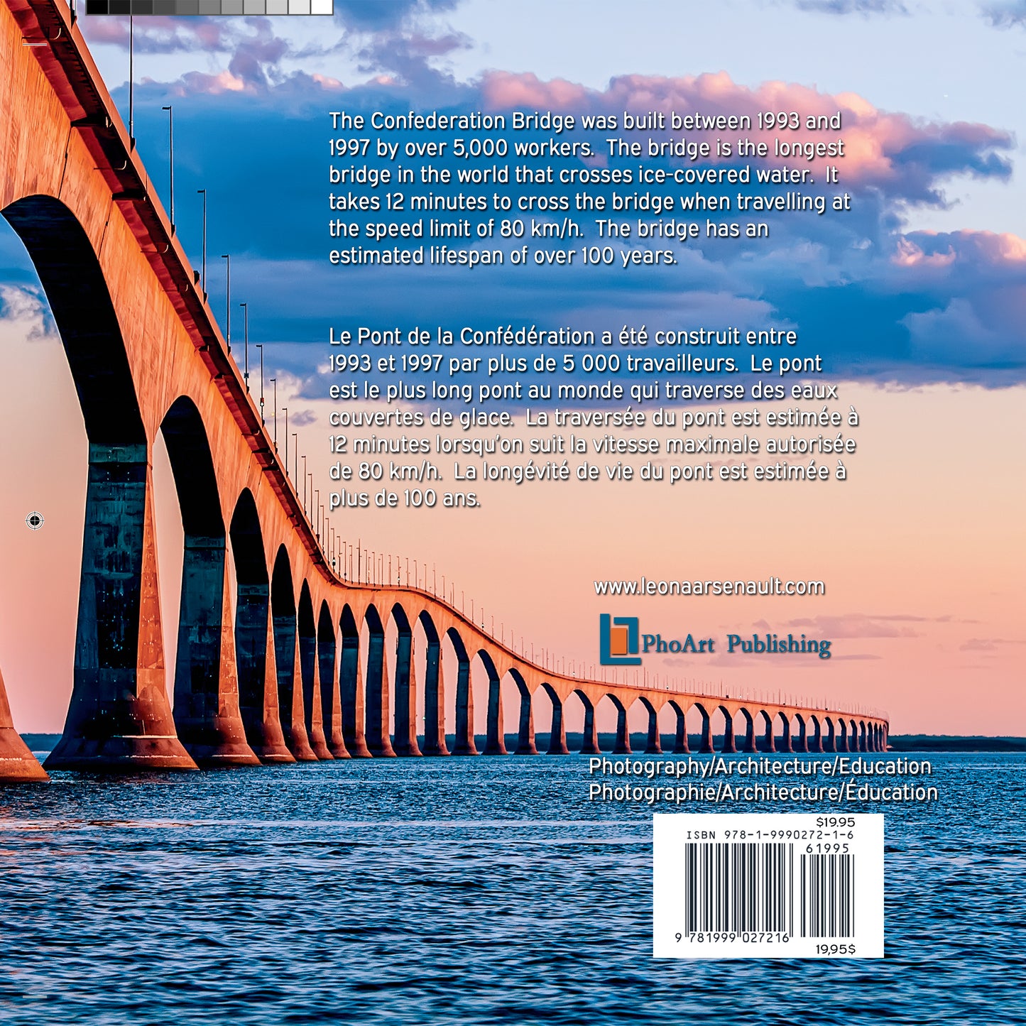 Confederation Bridge / Pont de la Confédération, Prince Edward Island – Bilingual Photo Book