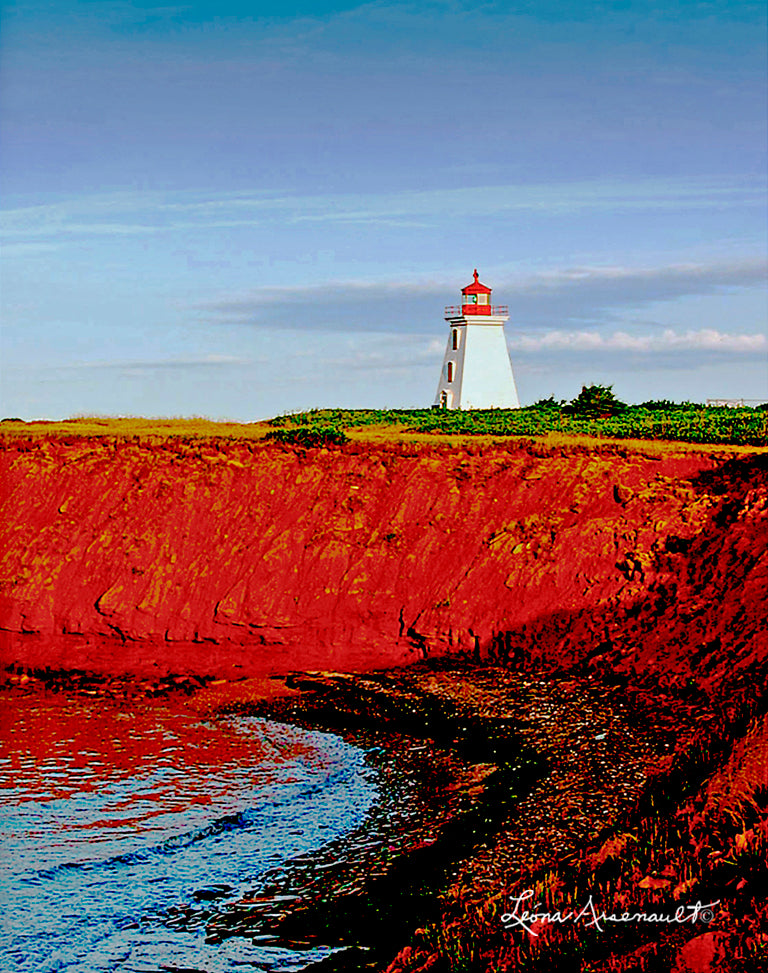 Cape Egmont Lighouse, PEI - Overlooking a Red Cliff