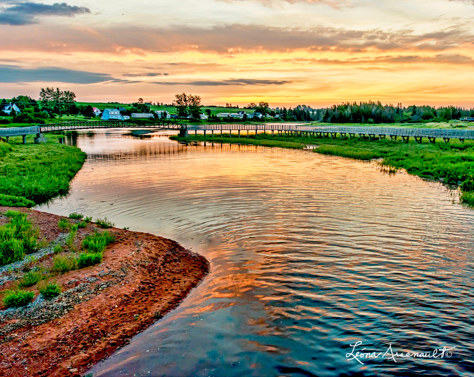 St. Peters, PEI - Sunrise over river