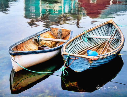 Peggy's Cove, NS - Dories in Still Water