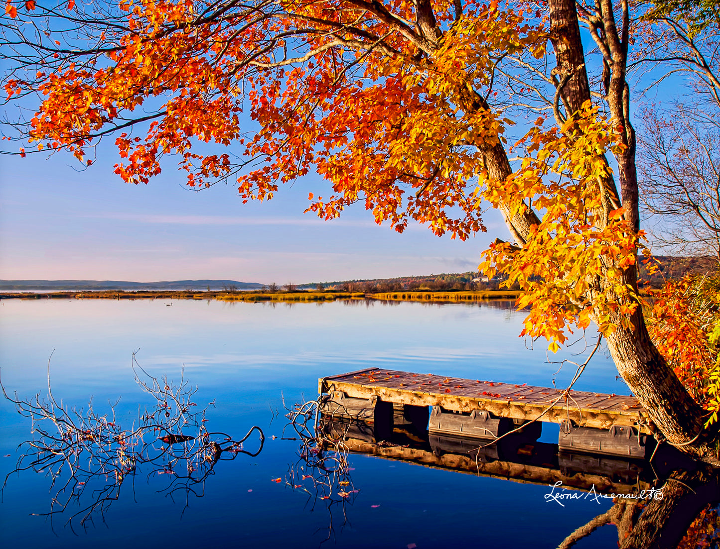 Cape Breton, NS - Fall on the Dock