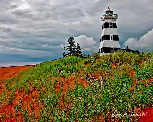 West Point Lighthouse, PEI -Moody Sky