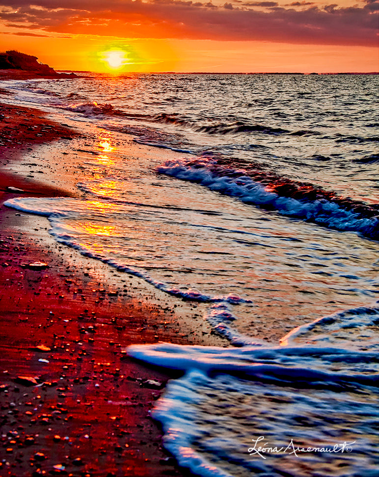 Union Corner, PEI - Sunset Along Shore